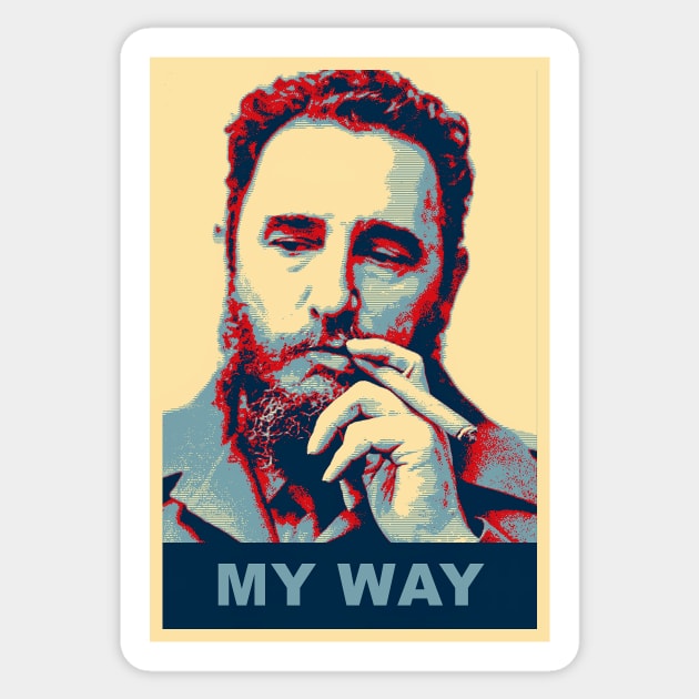 My way Sticker by tonyleone